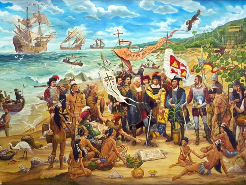 Colón descubre Puerto Rico